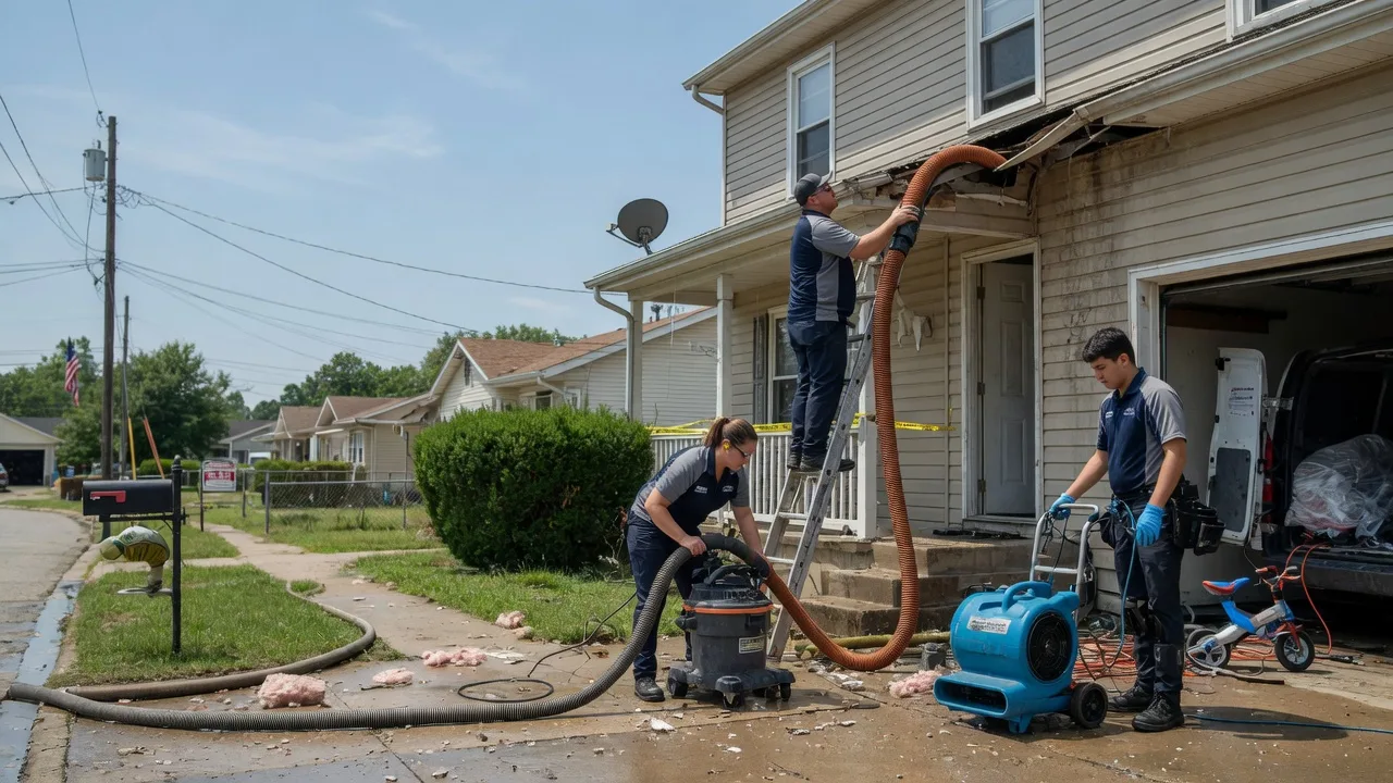 Water Damage Restoration in West Mansfield, OH near me